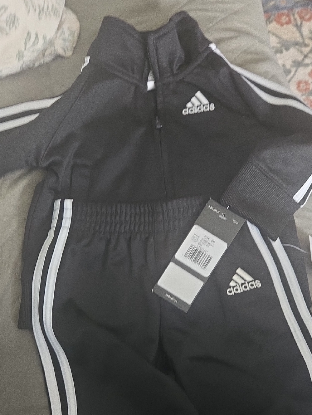 Adidas Kids Black Track Pants - Classic 3-Stripes
